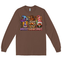 Chestnut hallothanksmas gnomies bbs Long Sleeve Tee - BundleAndBundleShop