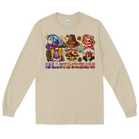 Mushroom hallothanksmas gnomies bbs Long Sleeve Tee - BundleAndBundleShop