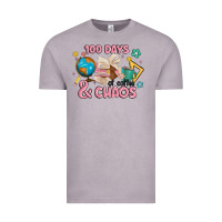 Vintage Zinc 100 days of coffe and chaos Vintage Tee - MaliasSmallBusiness