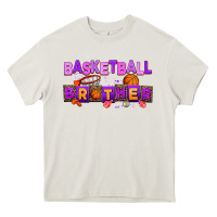Cream basketball brother Heavy Core Tee - AdoDesignShop