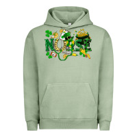 Pigment Oil Green nurse st patrick Urban Hoodie - FaDigitalArtStudio