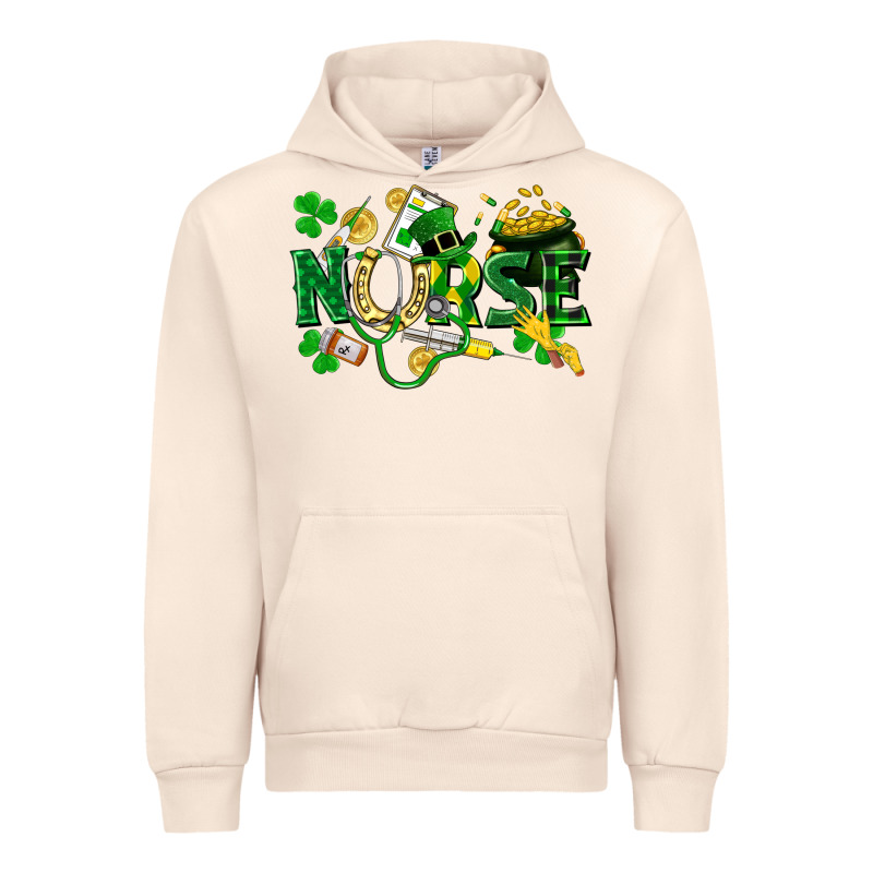 Nurse St Patrick Urban Hoodie by FaDigitalArtStudio | Teevron