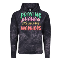 Cloud Black prying mama raising warriors malia Vintage Hoodie - MaliasSmallBusiness