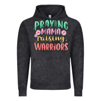 Vintage Black prying mama raising warriors malia Vintage Hoodie - MaliasSmallBusiness