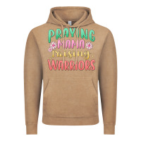Vintage Coffee prying mama raising warriors malia Vintage Hoodie - MaliasSmallBusiness