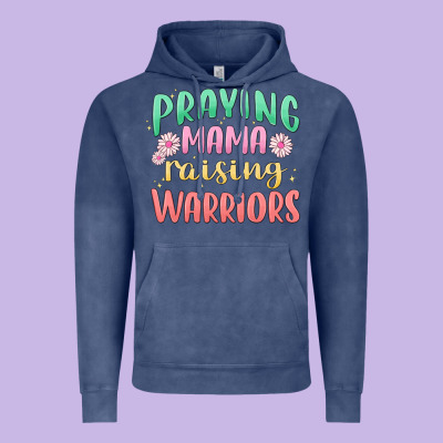 Prying Mama Raising Warriors Malia Vintage Hoodie Designed By Maliassmallbusiness
