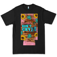 Black cowgirls don't crty boots hat sunflowers 12 oz can cooler  (slim) Premium Tee - Artiststas