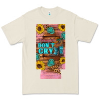 Bone cowgirls don't crty boots hat sunflowers 12 oz can cooler  (slim) Premium Tee - Artiststas