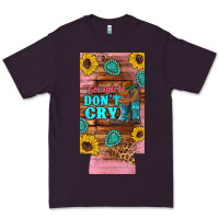 Plum cowgirls don't crty boots hat sunflowers 12 oz can cooler  (slim) Premium Tee - Artiststas
