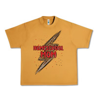 Peanut Butter homeschool mom lightning bolt Urban Heavy Tee - MaliasSmallBusiness