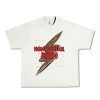 Pistachio homeschool mom lightning bolt Urban Heavy Tee - MaliasSmallBusiness