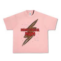 Salmon homeschool mom lightning bolt Urban Heavy Tee - MaliasSmallBusiness