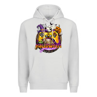 Dove Grey halloween gamer Premium Hoodie - CowGirlArtShop