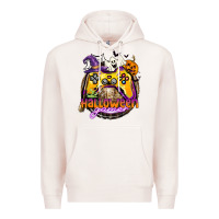 Pale Pink halloween gamer Premium Hoodie - CowGirlArtShop