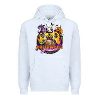 White halloween gamer Premium Hoodie - CowGirlArtShop