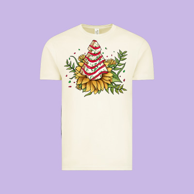 Little Debbie Tree Cakes Sunflower Vintage Tee Designed By Jahusdesignshop