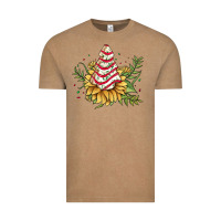 Vintage Coffee little debbie tree cakes sunflower Vintage Tee - JahusDesignShop