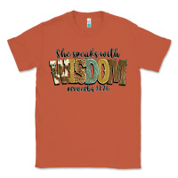 Copper she speaks with wisdom proverbs 31 26 Classic Tee - NancyCooperArtShop
