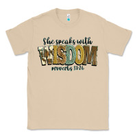 Mushroom she speaks with wisdom proverbs 31 26 Classic Tee - NancyCooperArtShop