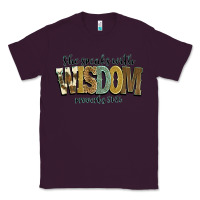 Plum she speaks with wisdom proverbs 31 26 Classic Tee - NancyCooperArtShop