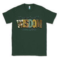 Sports Green she speaks with wisdom proverbs 31 26 Classic Tee - NancyCooperArtShop