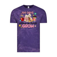 Cloud Purple 100 days of watching my students grow Vintage Tee - MaliasSmallBusiness