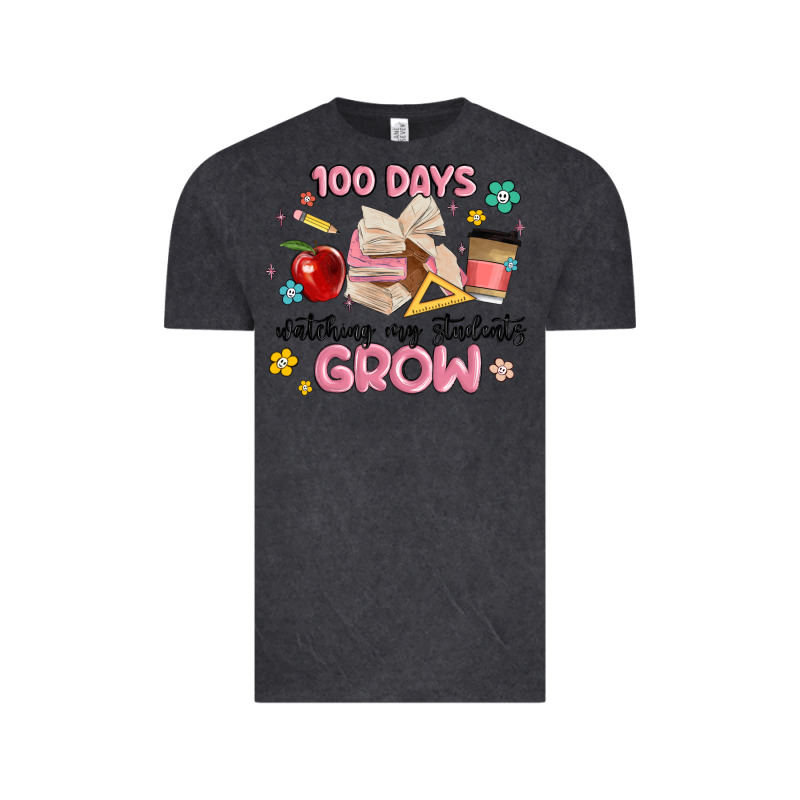 100 Days Of Watching My Students Grow Vintage Tee by MaliasSmallBusiness | Teevron
