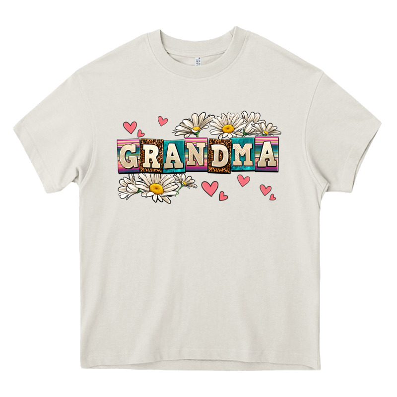 Daisy Grandma Heavy Core Tee by AdoDesignShop | Teevron