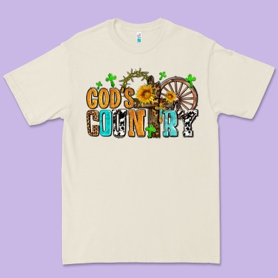 Gods Country Premium Tee Designed By Adodesignshop