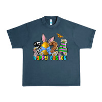 Midnight Navy 2024 Happy Easter Urban Heavy Tee - NancyCooperArtShop