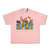Salmon 2024 Happy Easter Urban Heavy Tee - NancyCooperArtShop