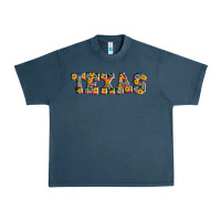Midnight Navy texas serape sunflower Urban Heavy Tee - AdoDesignShop