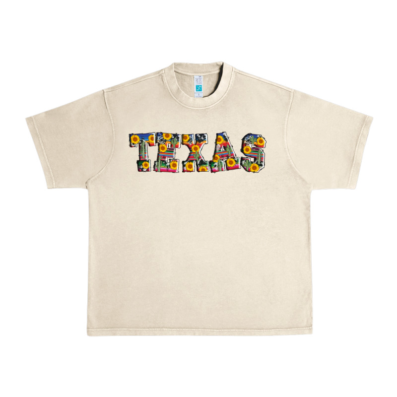 Texas Serape Sunflower Urban Heavy Tee by AdoDesignShop | Teevron