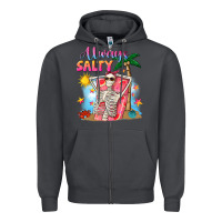 Smoke Always salty Zipper Hoodie - NancyCooperArtShop