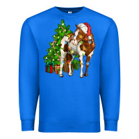 True Royal american paint horse christmas tree Premium Sweatshirt - CowGirlArtShop