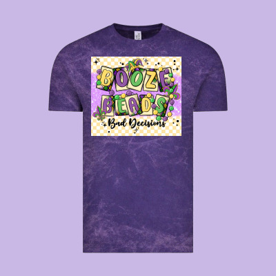 Booze Beads Vintage Tee Designed By Maliassmallbusiness