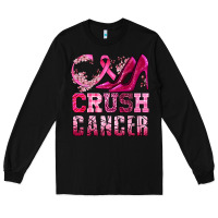 Black crush cancer high heels bbs Long Sleeve Tee - BundleAndBundleShop
