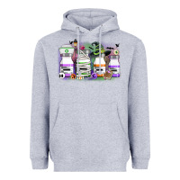 Heather Grey nurse medicine bottles Heavyweight Hoodie - CowGirlArtShop