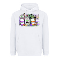 White nurse medicine bottles Heavyweight Hoodie - CowGirlArtShop