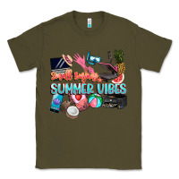 Army Green small businesses summer vibe Classic Tee - NancyCooperArtShop