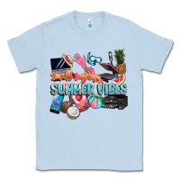 Dusty Blue small businesses summer vibe Classic Tee - NancyCooperArtShop
