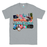 Heather Grey small businesses summer vibe Classic Tee - NancyCooperArtShop