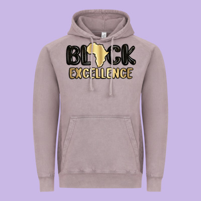 Black Excellence Vintage Hoodie Designed By Maliassmallbusiness
