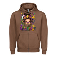 Chestnut mardi gras school secretary caucasian messy bun Zipper Hoodie - texasbilliewilder