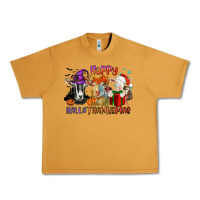 Peanut Butter Happy Hallothanksmas goats Urban Heavy Tee - NancyCooperArtShop