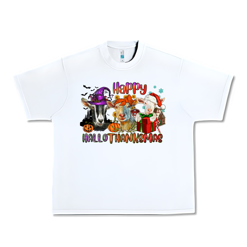 Happy Hallothanksmas Goats Urban Heavy Tee by NancyCooperArtShop | Teevron