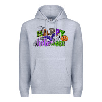 Heather Grey happy halloween Premium Hoodie - CowGirlArtShop