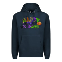 Navy happy halloween Premium Hoodie - CowGirlArtShop