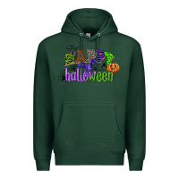 Sports Green happy halloween Premium Hoodie - CowGirlArtShop