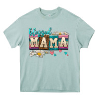Arona daisy blessed mama Heavy Core Tee - AdoDesignShop